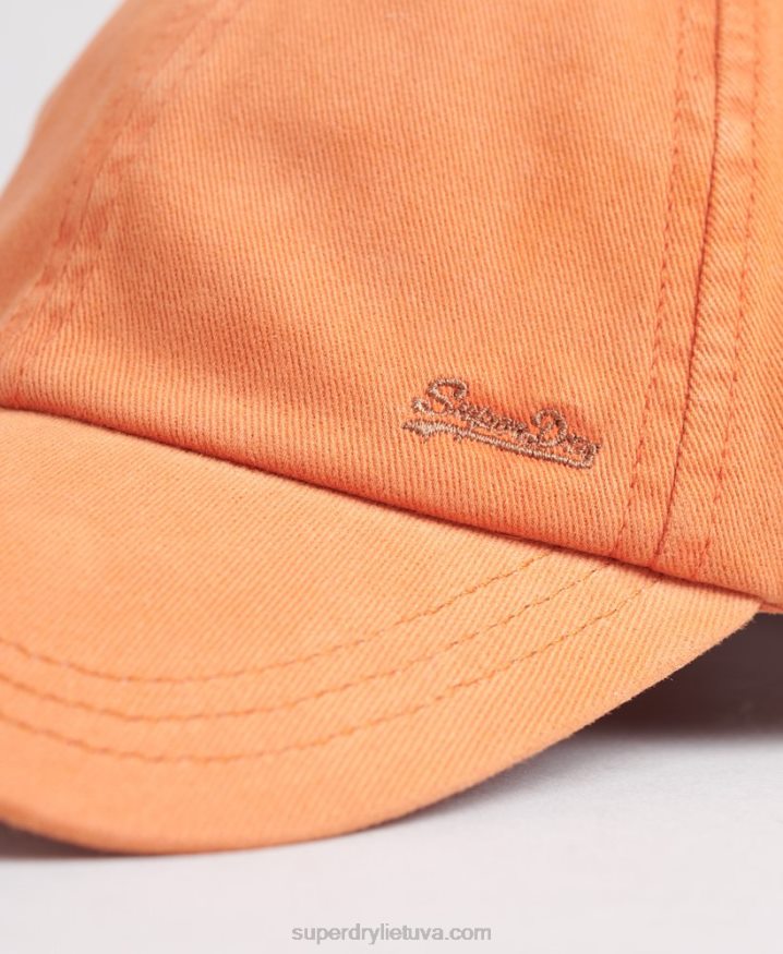 Superdry Vintage Embroidered Cap Orange Men