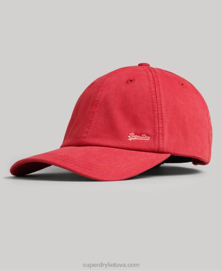 Superdry Vintage Embroidered Cap Red Men