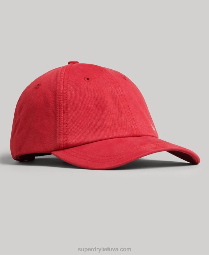 Superdry Vintage Embroidered Cap Red Men