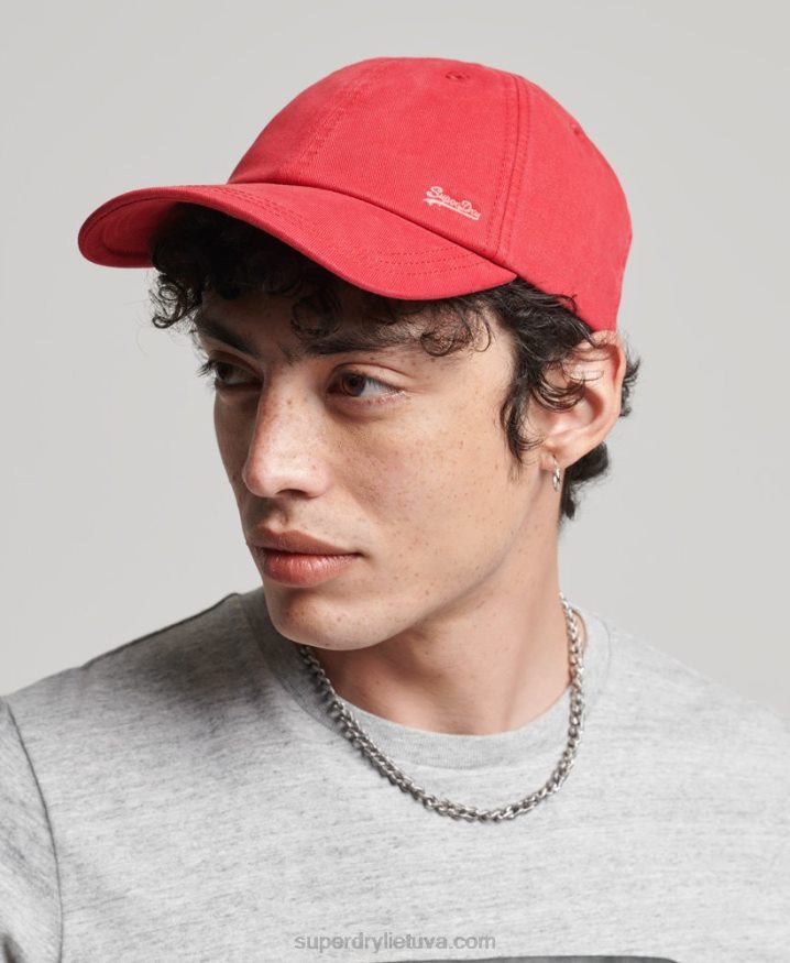 Superdry Vintage Embroidered Cap Red Men