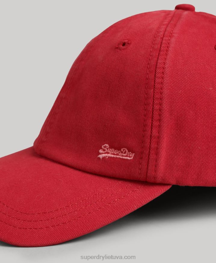 Superdry Vintage Embroidered Cap Red Men