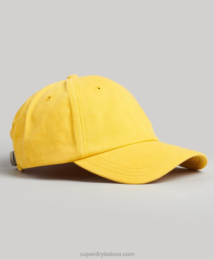 Superdry Vintage Embroidered Cap Yellow Men