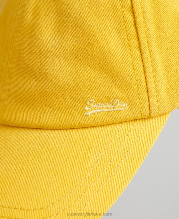 Superdry Vintage Embroidered Cap Yellow Men