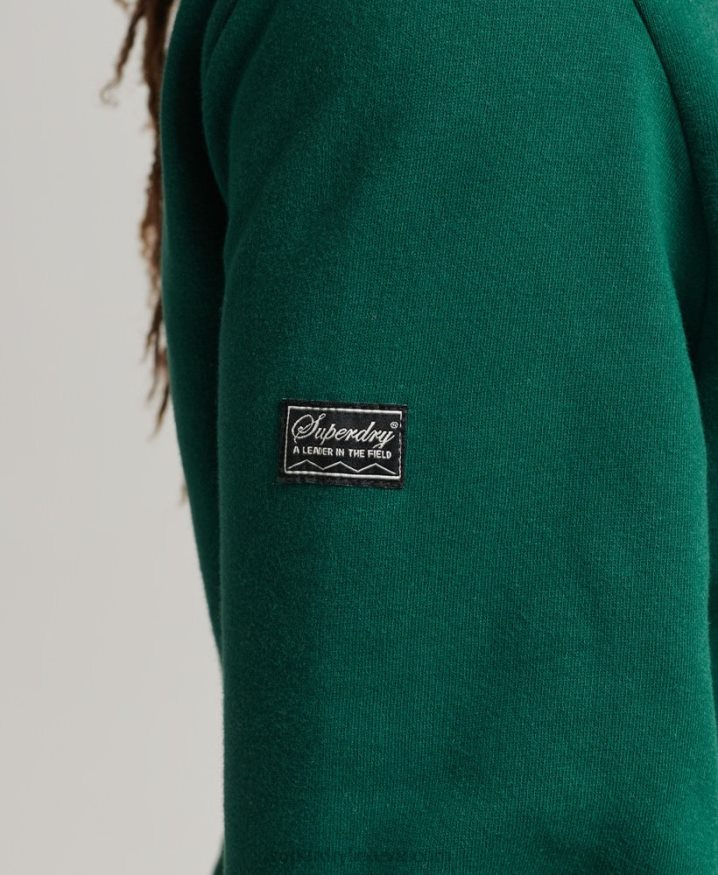 Superdry Vintage Game On 90s Logo Sweatshirt Green Men