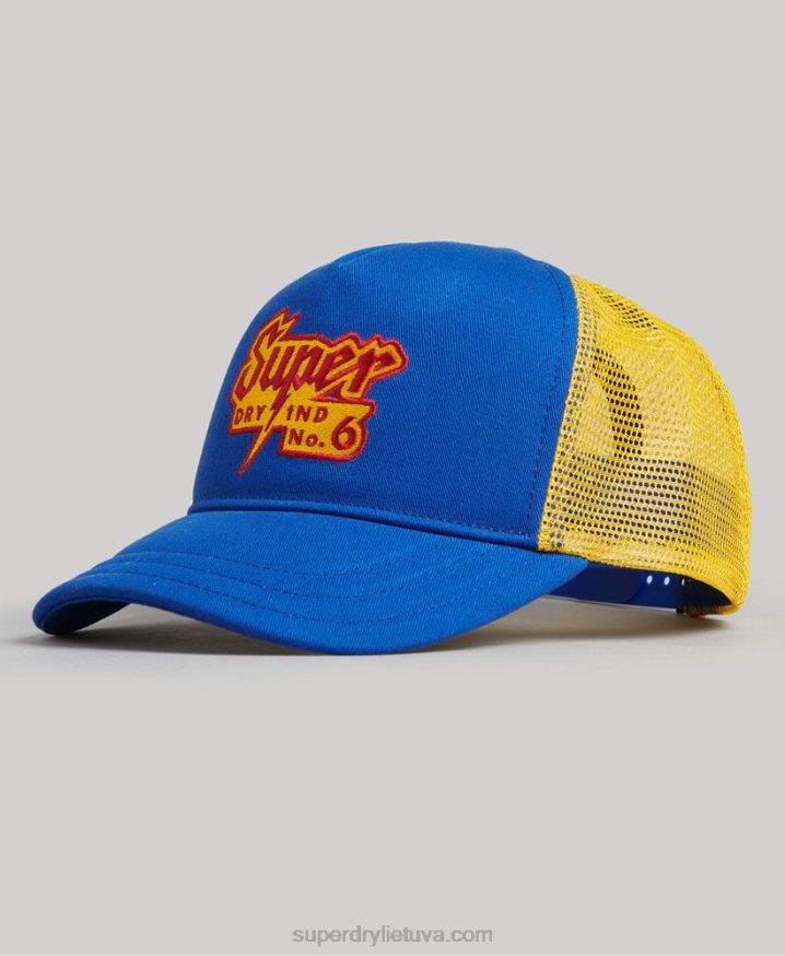 Superdry Vintage Graphic Trucker Cap Blue Men