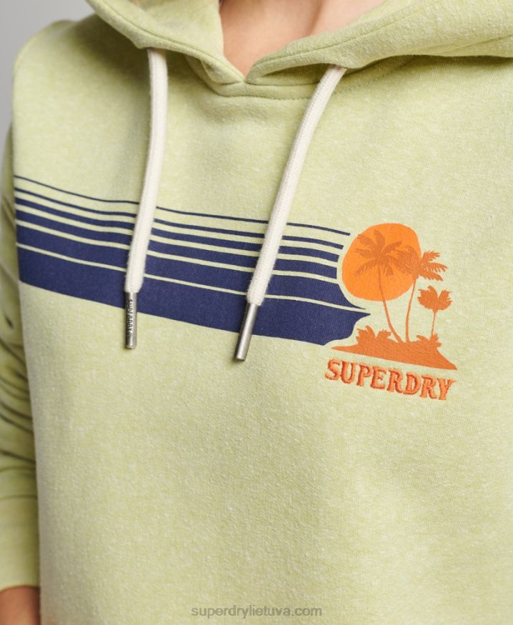 Superdry Vintage Great Outdoors Hoodie Green Women