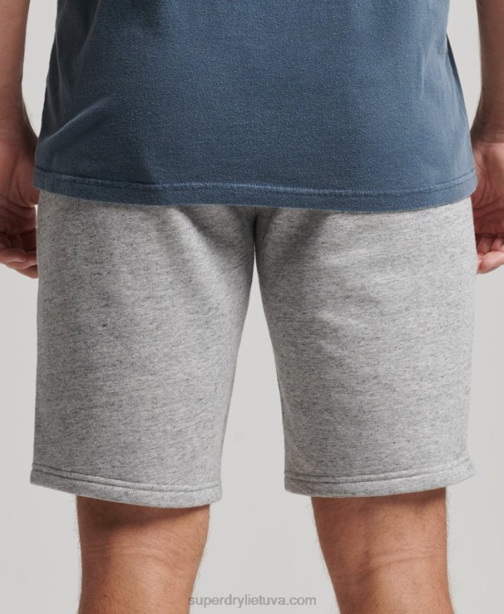 Superdry Vintage Gym Athletic Shorts Grey Men