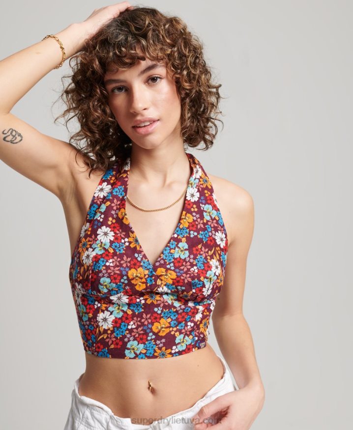 Superdry Vintage Halter Top Multi Women