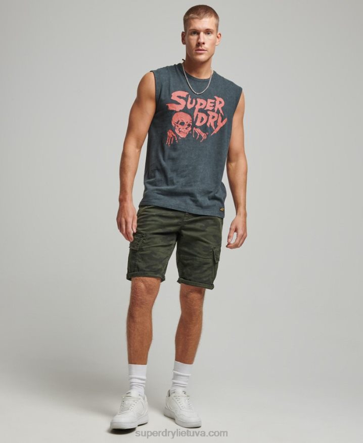 Superdry Vintage Lo-Fi Flyer Vest Black Men