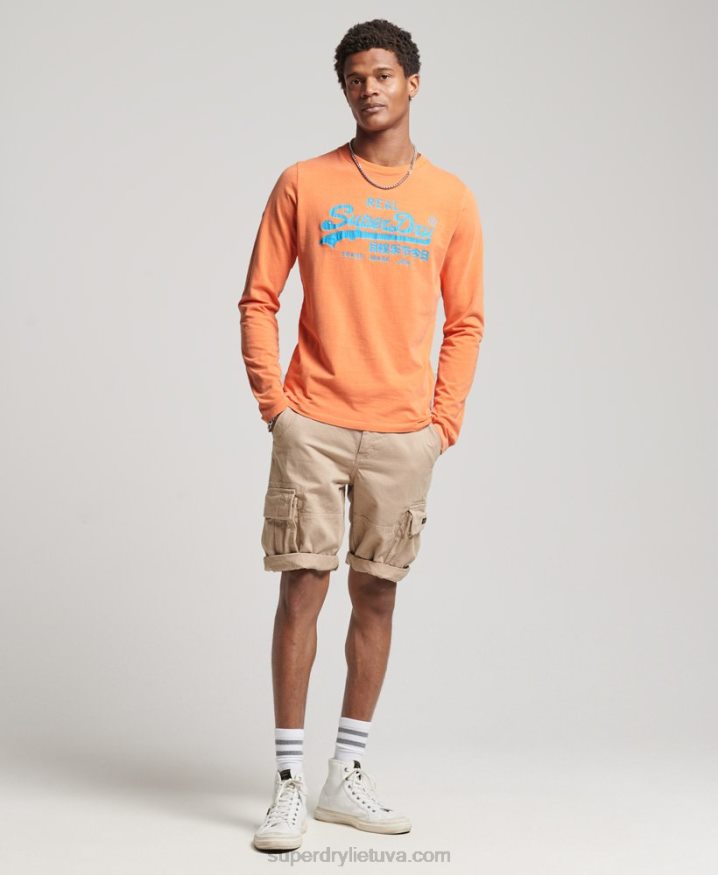 Superdry Vintage Logo American Classic Top Orange Men