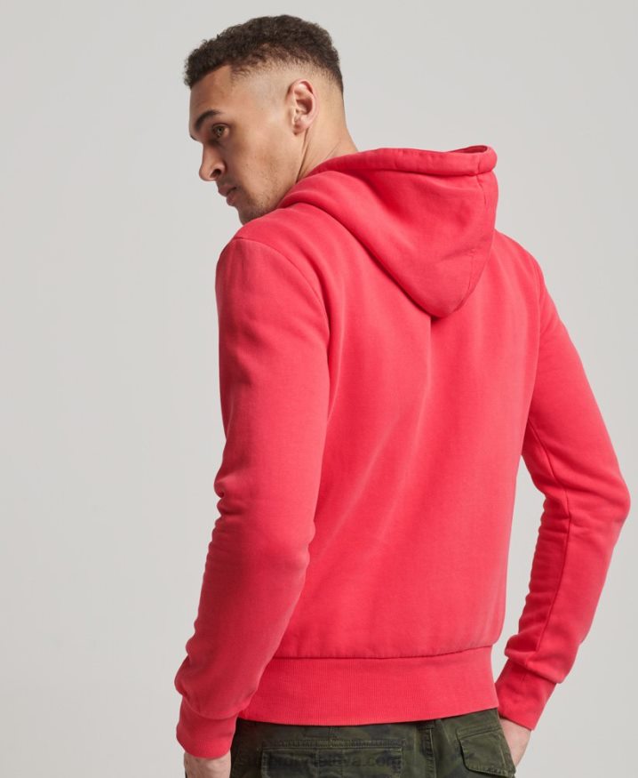 Superdry Vintage Logo American Classics Hoodie Red Men