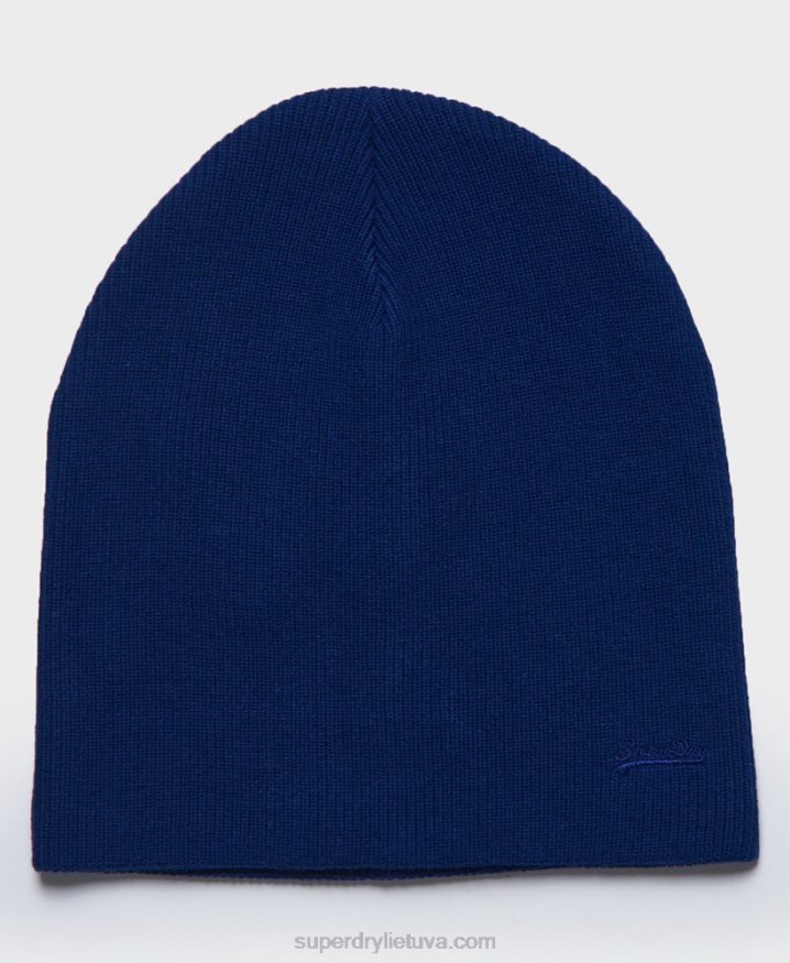 Superdry Vintage Logo Beanie Blue Men