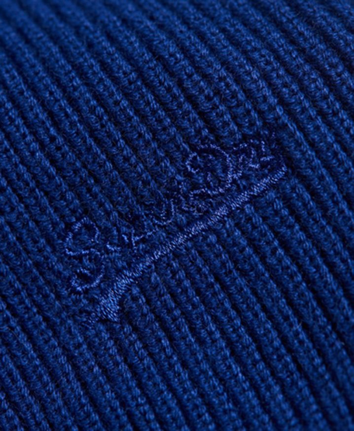 Superdry Vintage Logo Beanie Blue Men