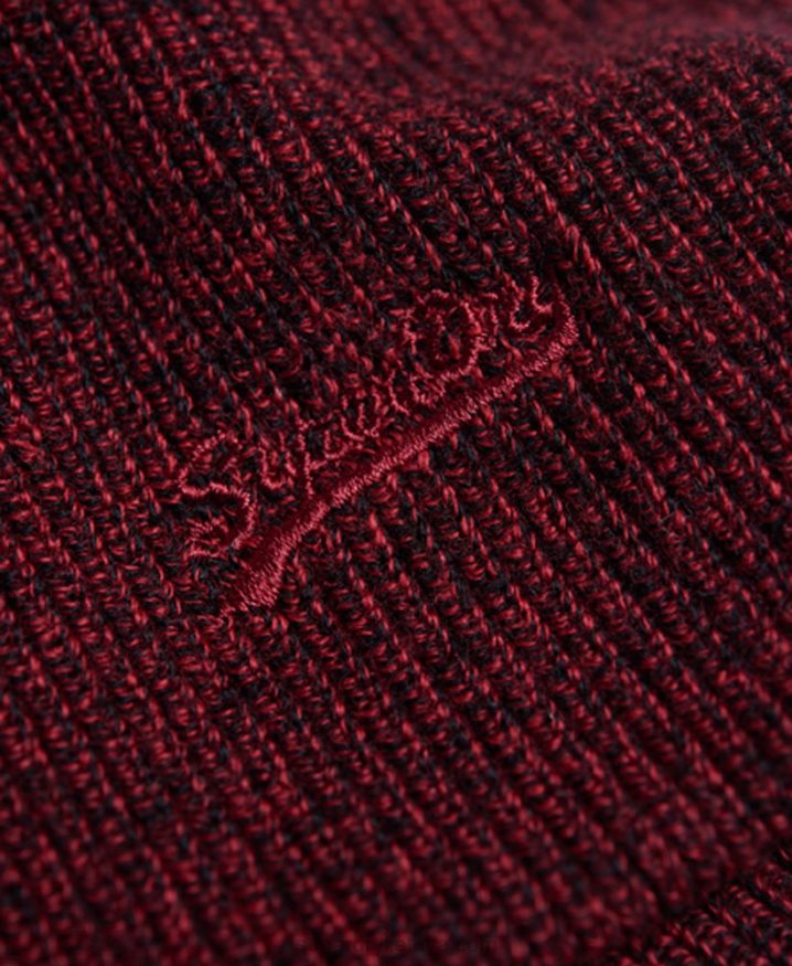 Superdry Vintage Logo Beanie Red Men