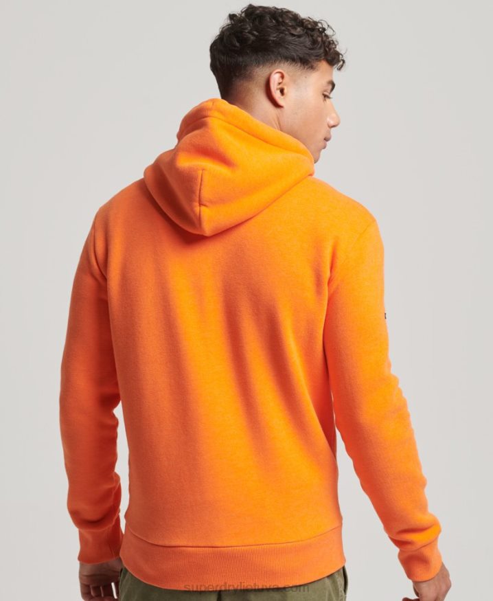 Superdry Vintage Logo Cali Hoodie Orange Men