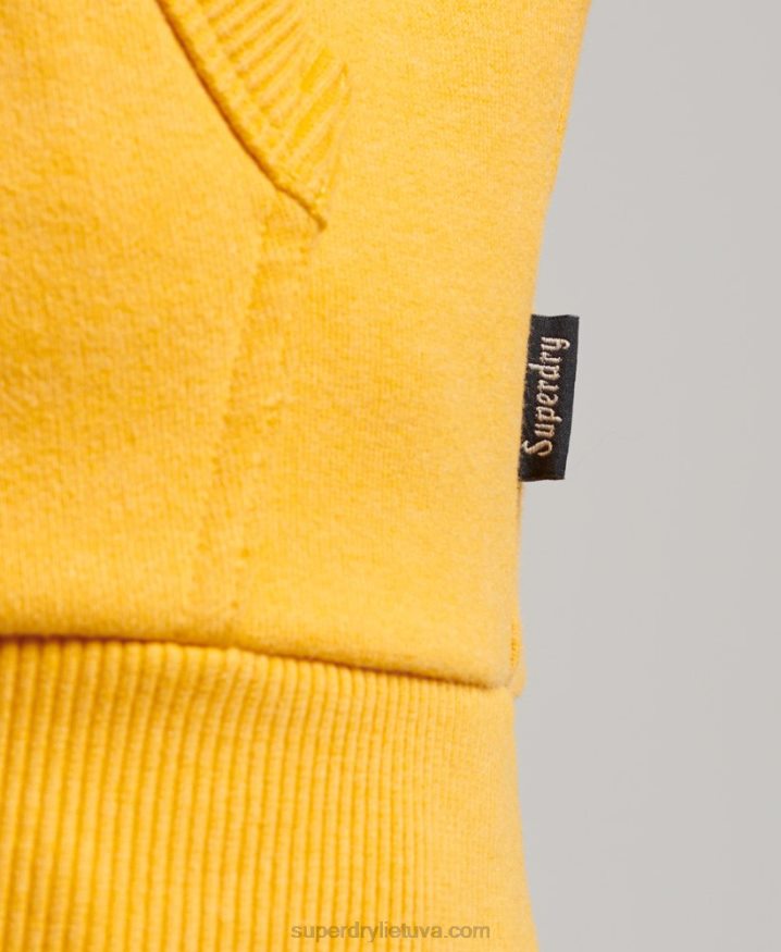 Superdry Vintage Logo Cali Zip Hoodie Yellow Men