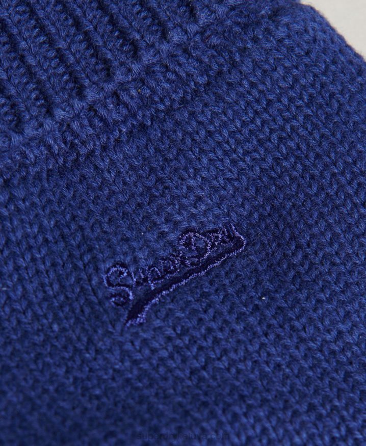 Superdry Vintage Logo Gloves Blue Men