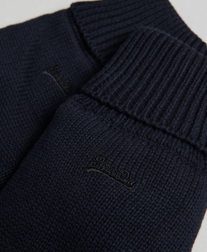 Superdry Vintage Logo Gloves Navy Men