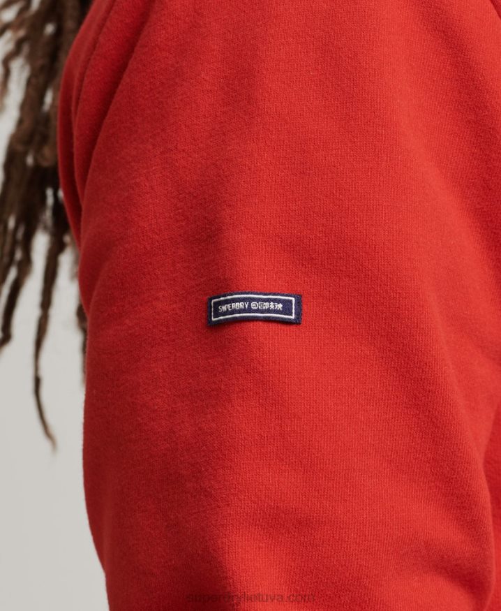 Superdry Vintage Logo Heritage Hoodie Red Men