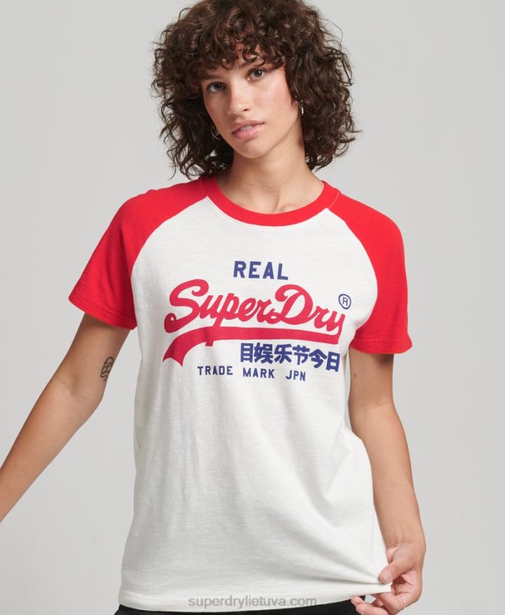 Superdry Vintage Logo Heritage T-Shirt White Women