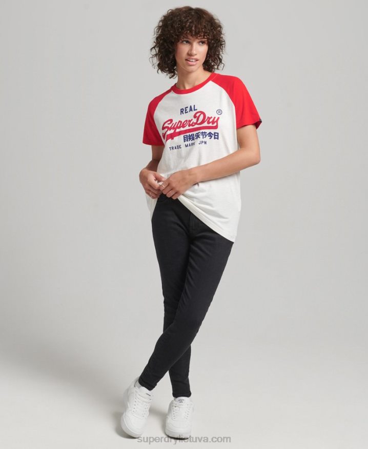 Superdry Vintage Logo Heritage T-Shirt White Women