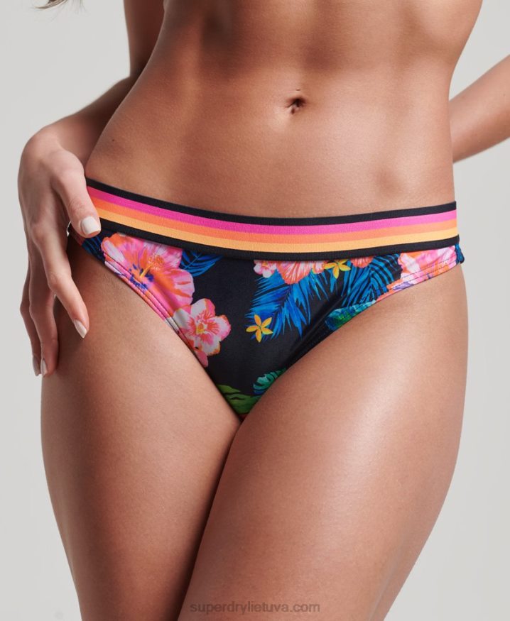 Superdry Vintage Logo Recycled Bikini Briefs Multi Women