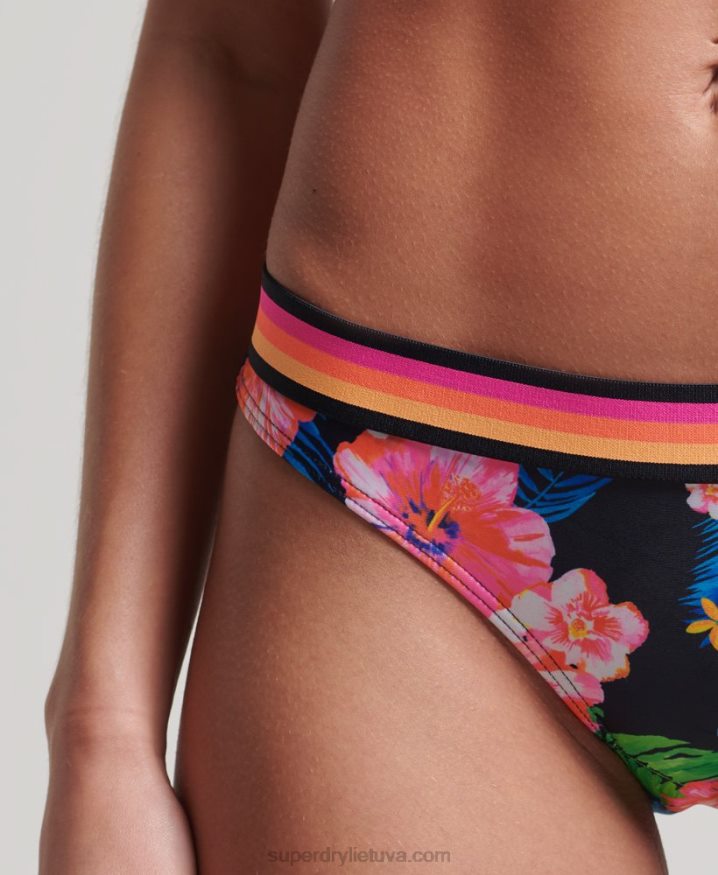 Superdry Vintage Logo Recycled Bikini Briefs Multi Women