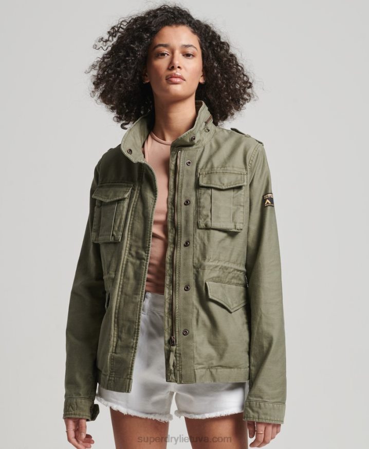 Superdry Vintage M65 Jacket Green Women