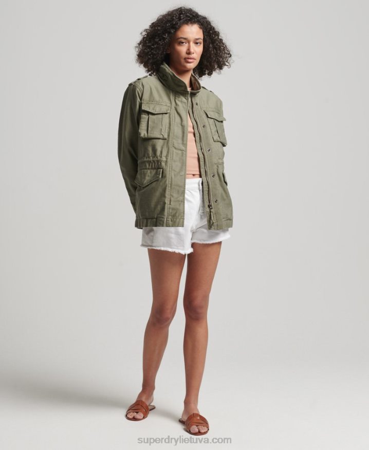 Superdry Vintage M65 Jacket Green Women