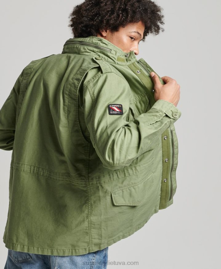 Superdry Vintage M65 Military Jacket Green Men