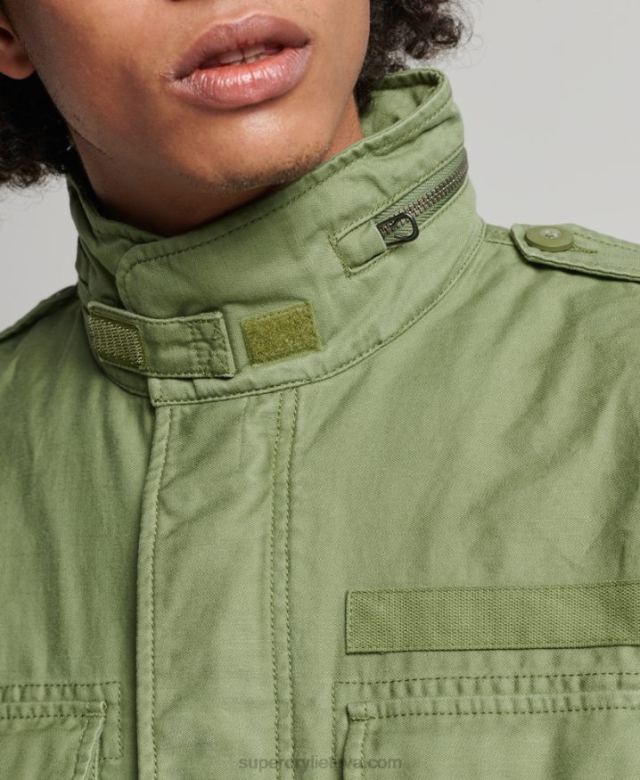 Superdry Vintage M65 Military Jacket Green Men