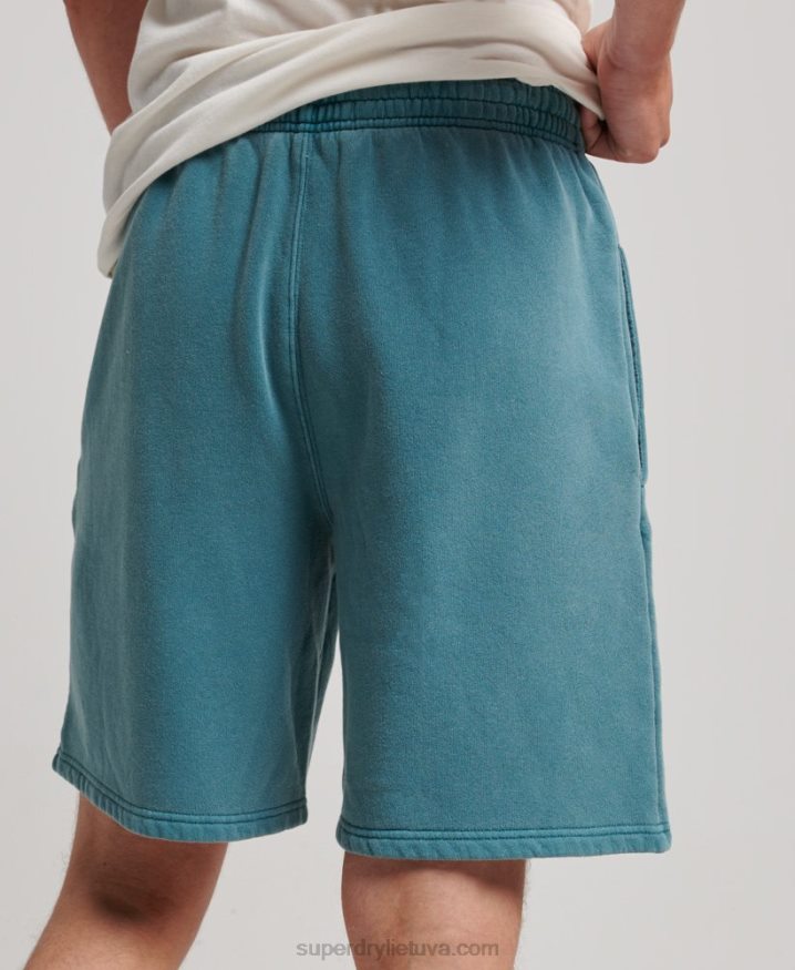 Superdry Vintage Mark Shorts Turquoise Men