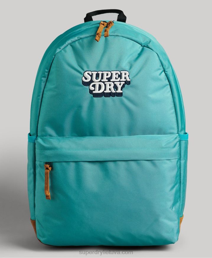 Superdry Vintage Micro Embroidered Montana Backpack Blue Women