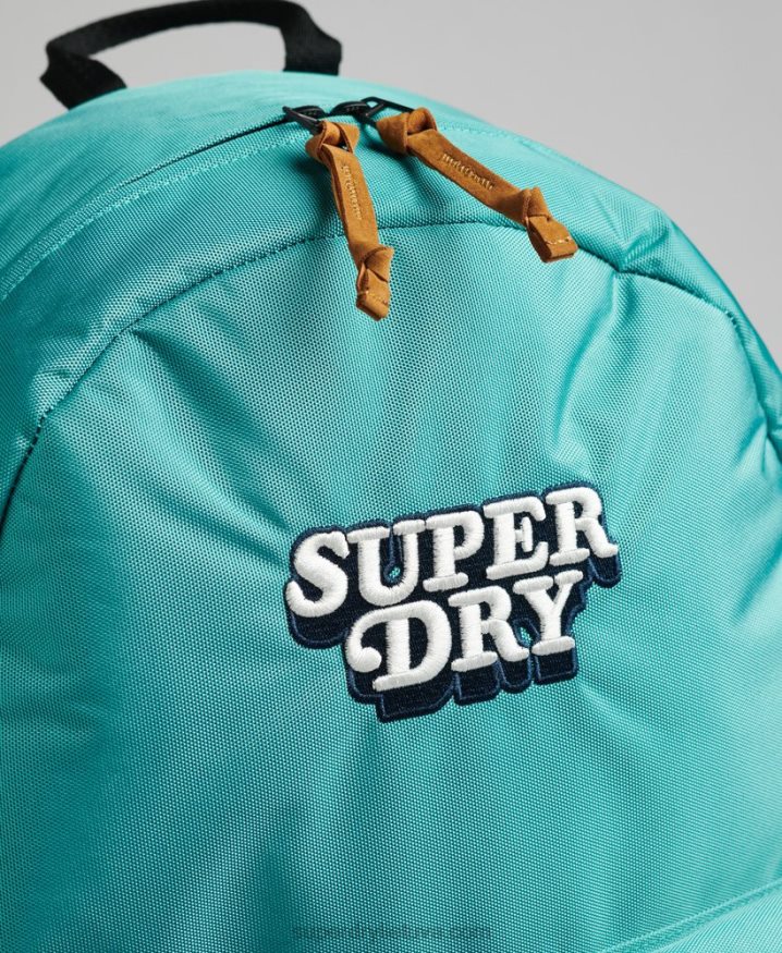 Superdry Vintage Micro Embroidered Montana Backpack Blue Women