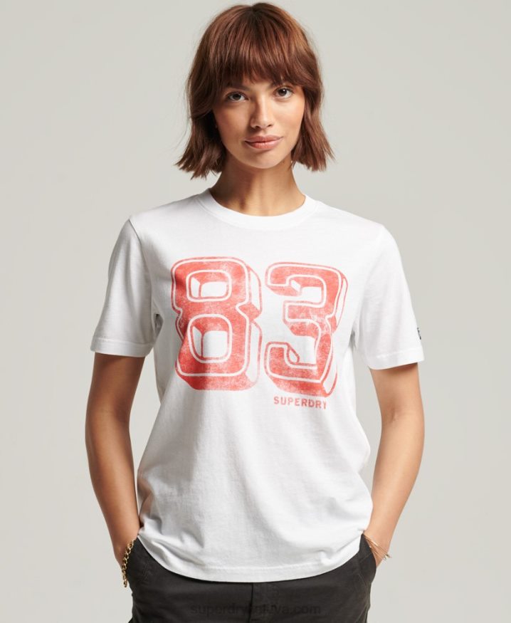 Superdry Vintage My Generation T-Shirt White Women