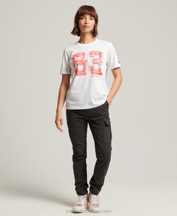 Superdry Vintage My Generation T-Shirt White Women