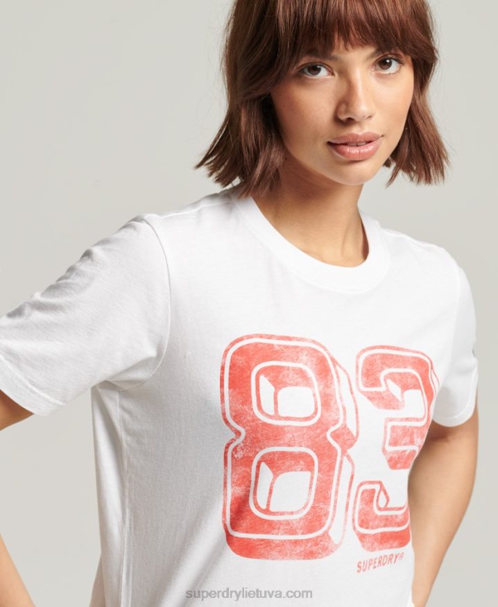 Superdry Vintage My Generation T-Shirt White Women