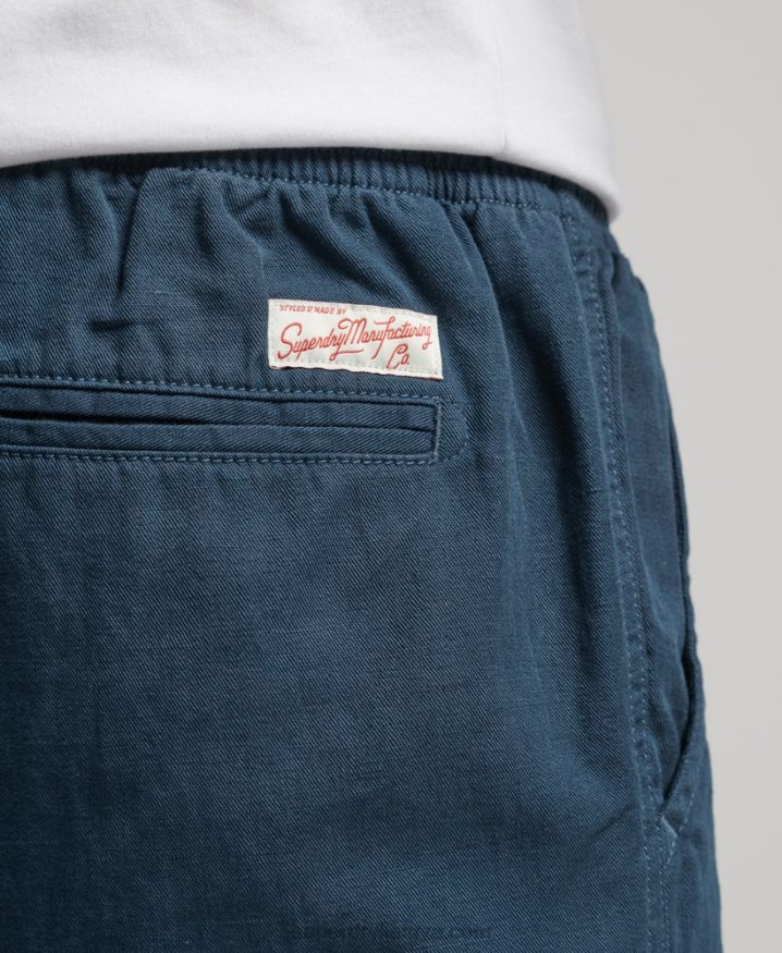 Superdry Vintage Overdyed Shorts Blue Men