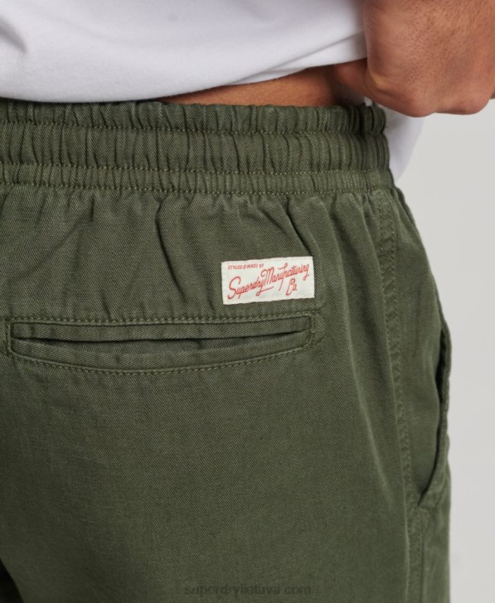 Superdry Vintage Overdyed Shorts Khaki Men