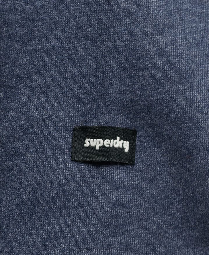 Superdry Vintage Retro Repeat Hoodie Blue Men