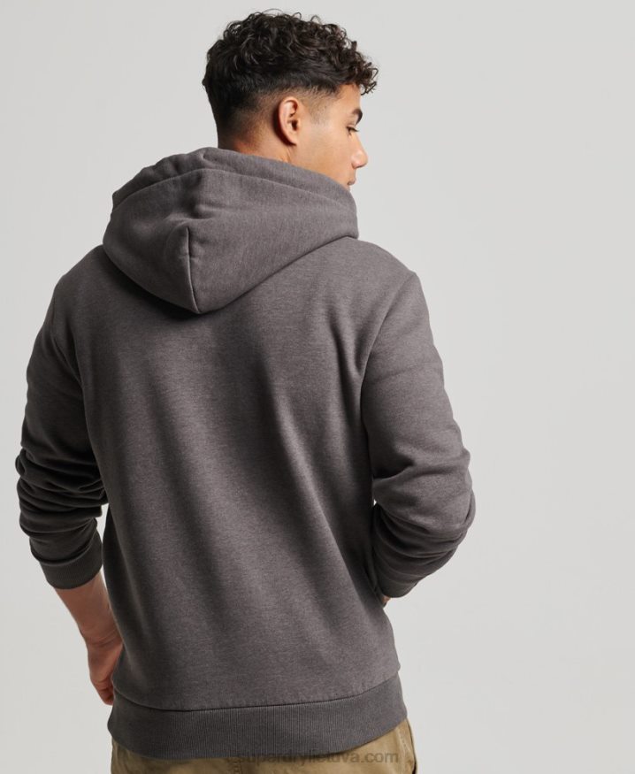 Superdry Vintage Shadow Hoodie Black Men