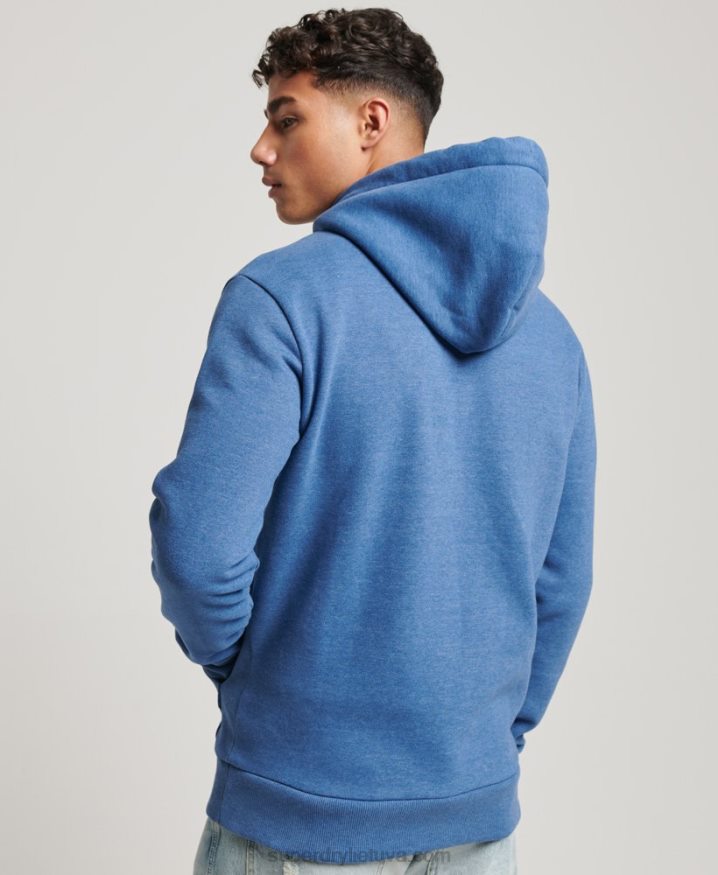 Superdry Vintage Shadow Hoodie Navy Men