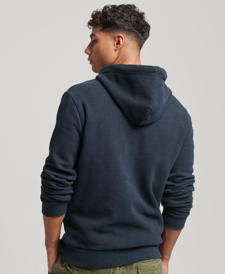 Superdry Vintage Shapers  Makers Hoodie Navy Men