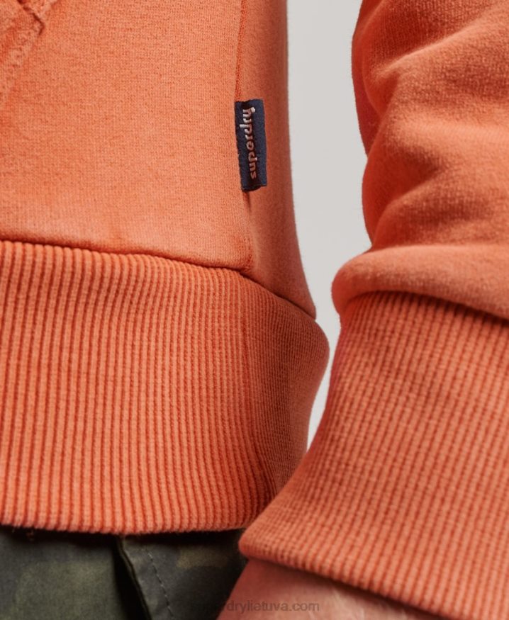 Superdry Vintage Shapers  Makers Hoodie Orange Men