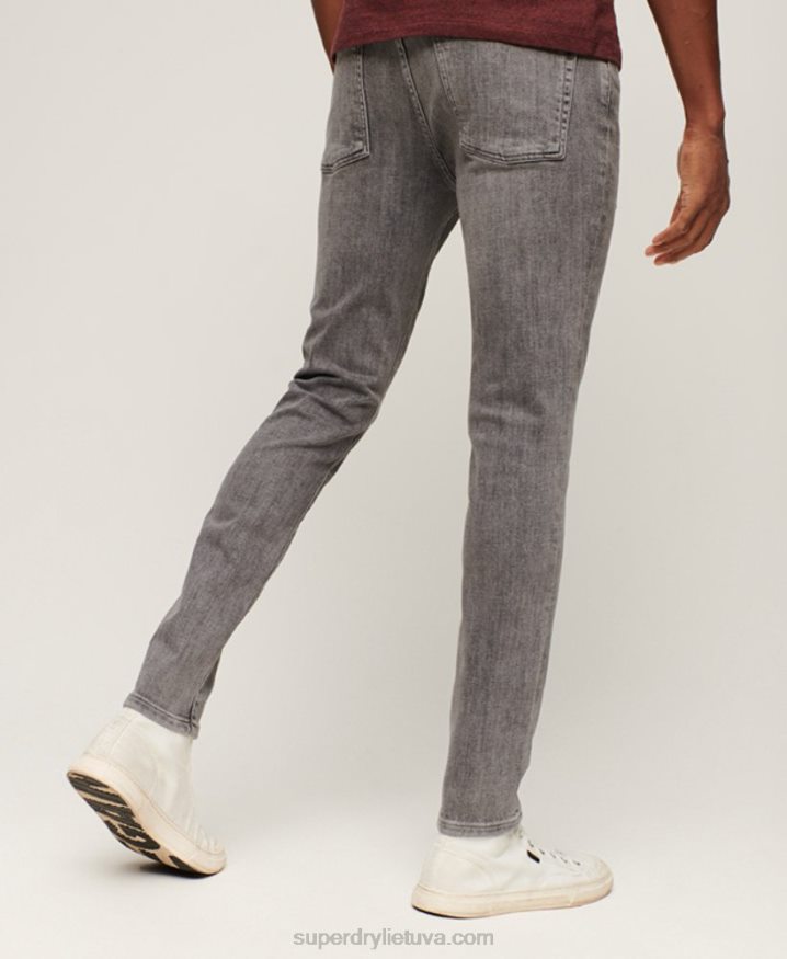 Superdry Vintage Skinny Jeans Grey Men