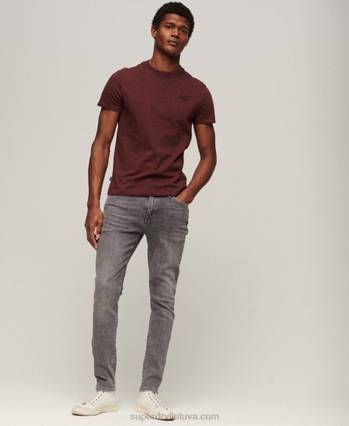 Superdry Vintage Skinny Jeans Grey Men