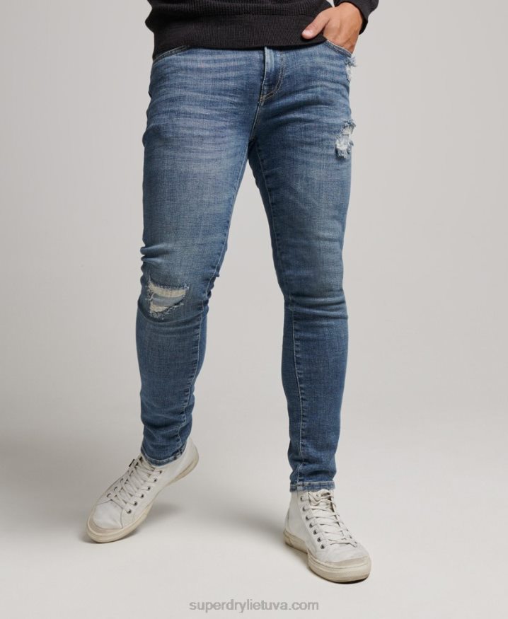 Superdry Vintage Skinny Jeans Light Blue Men