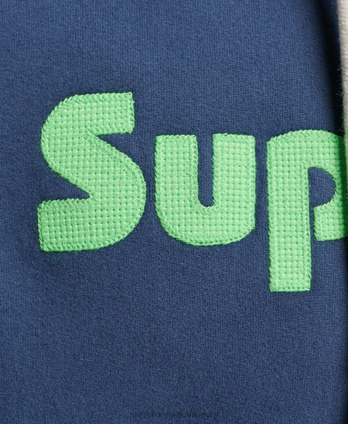 Superdry Vintage Terrain Classic Hoodie Navy Men