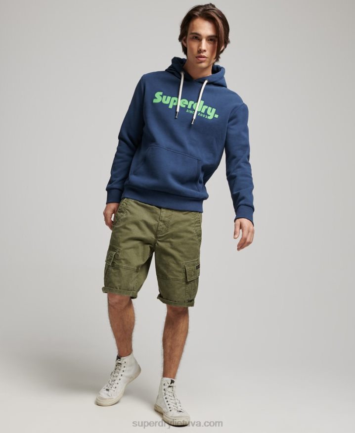 Superdry Vintage Terrain Classic Hoodie Navy Men