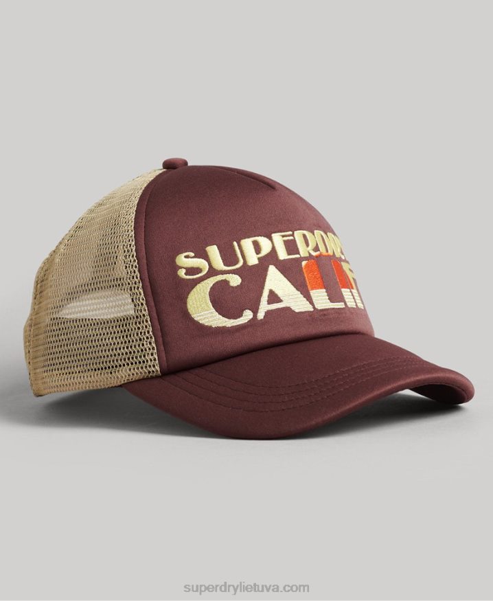 Superdry Vintage Trucker Cap Brown Men